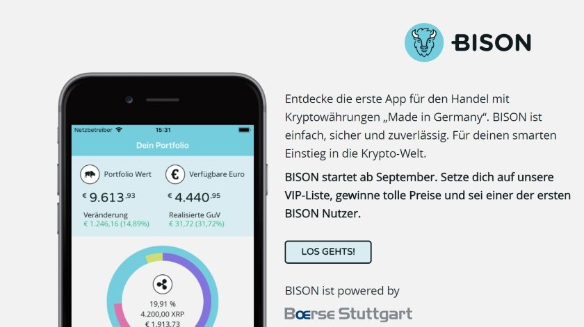 Bison trading app