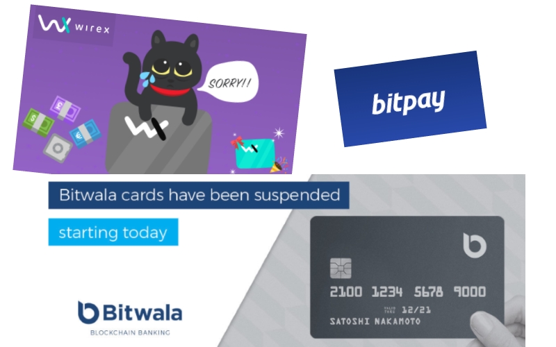 Wirex, Bitwala, Bitpay