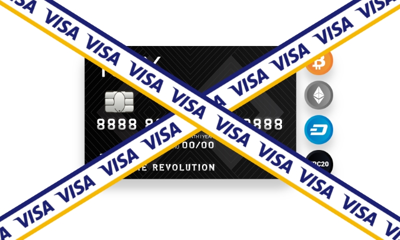 Visa card ban