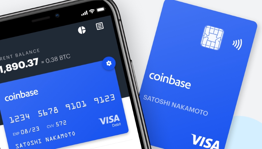 coinbase physical card