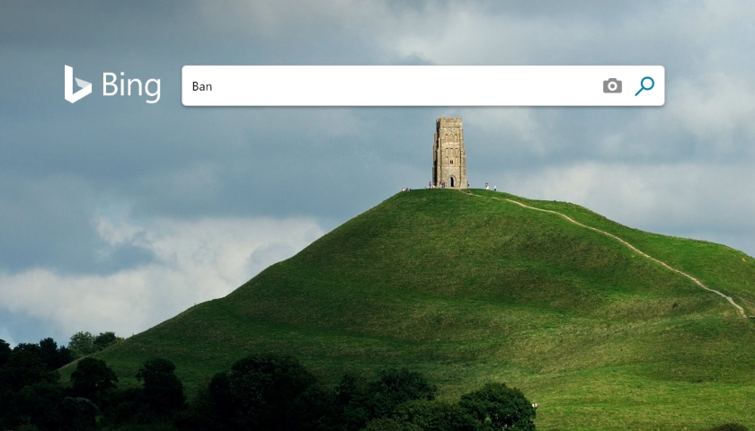 Bing ads ban