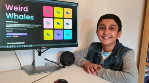Twelve-year-old boy makes £290,000 selling whale art NFTs