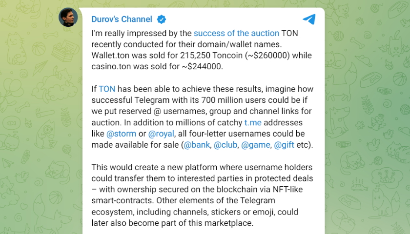 marketplace to auction rare username handles