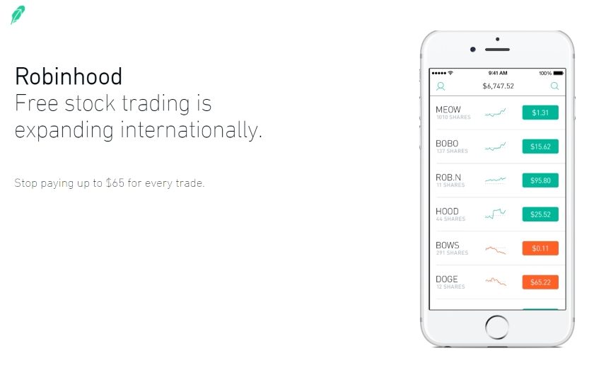 Robinhood free crypto trading